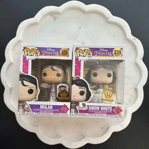 Funko Pop Exclusive Disney Princess - Mulan Snow White Moana #s 323339 1162